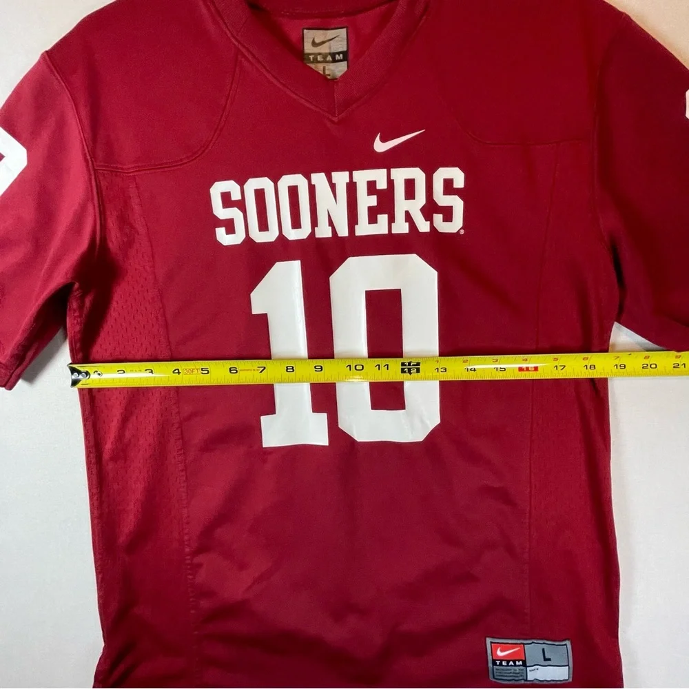 Nike Team Oklahoma Sooners #10 Football Jersey Youth Large